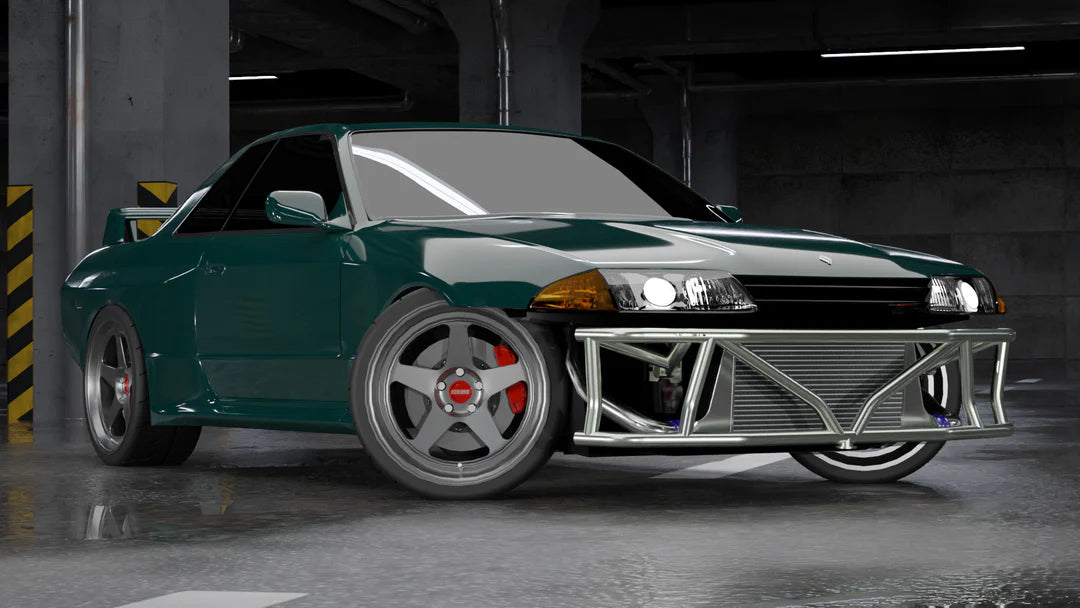 Green R32 R32 Skyline Bash Bars – True Focus Fabrication