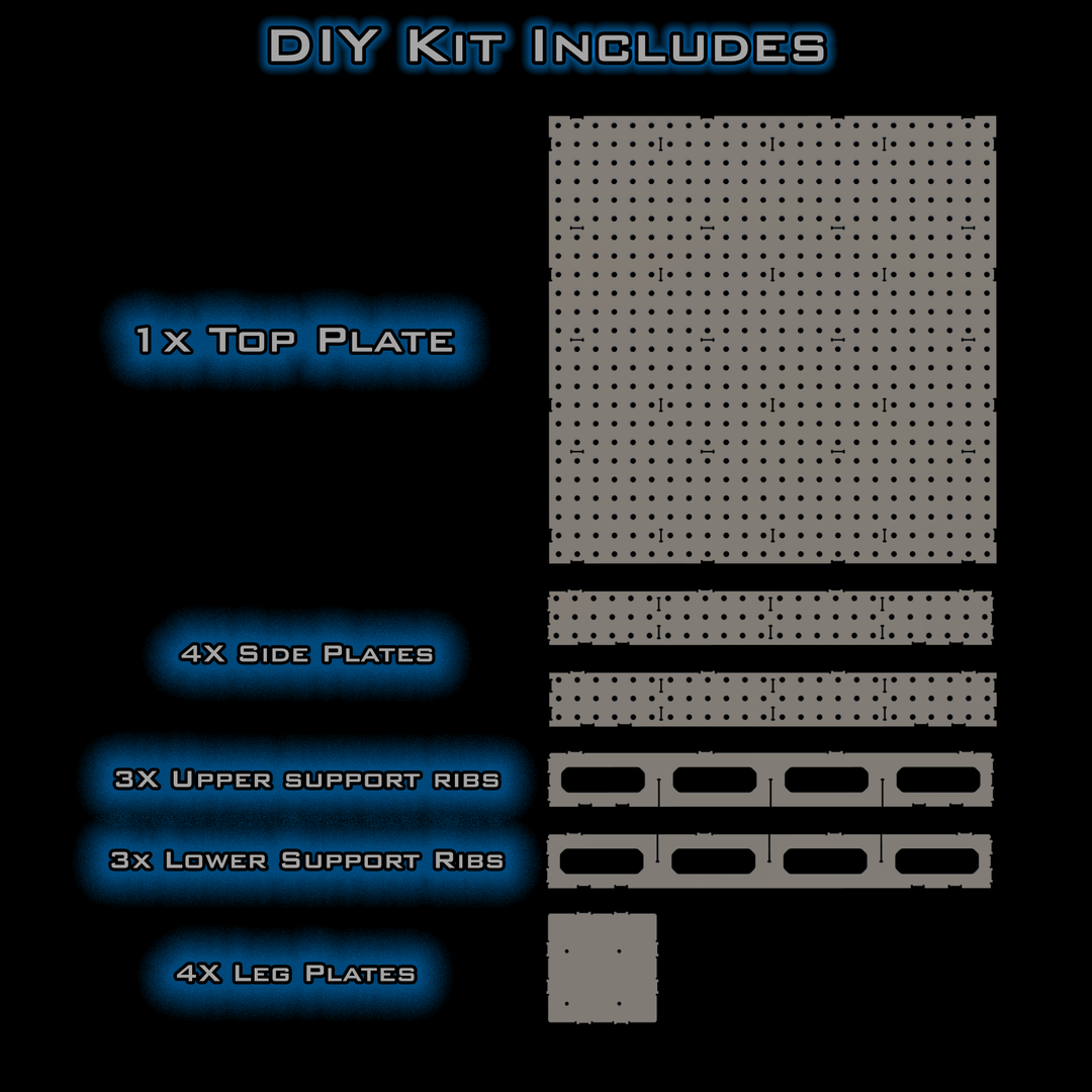 48" x 48" - Elite Top Welding Fixture Table - DIY Kit