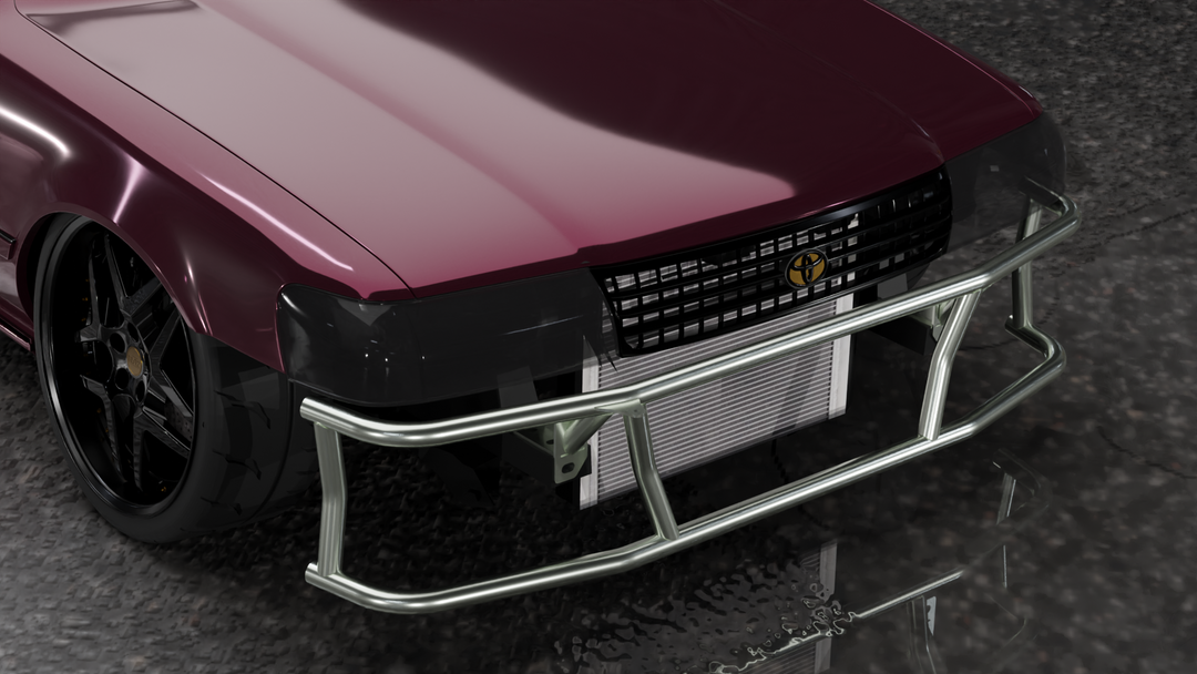 Toyota Cressida - Fourth Gen (1989 - 1992) - Dual Row Front Bash Toyota Cressida - Fourth Gen (1989 - 1992) - Dual Row Front Bash