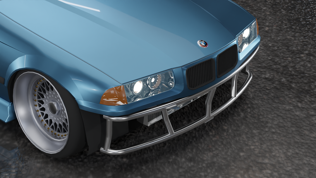 BMW E36 - Dual Row Front Bash Bar