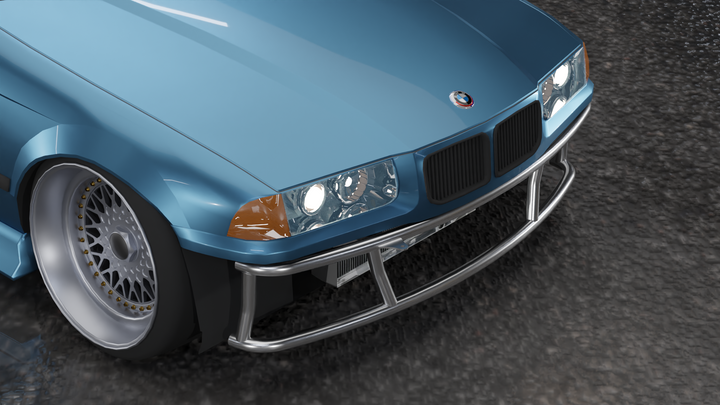 BMW E36 - Dual Row Front Bash Bar