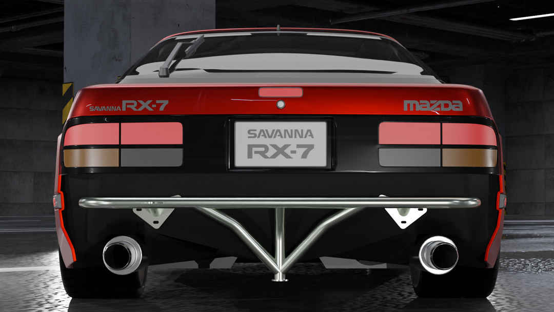 Silver Rx7 Fc Rear Mazda RX-7 FC - Rear Standard Bash Bar – True Focus Fabrication