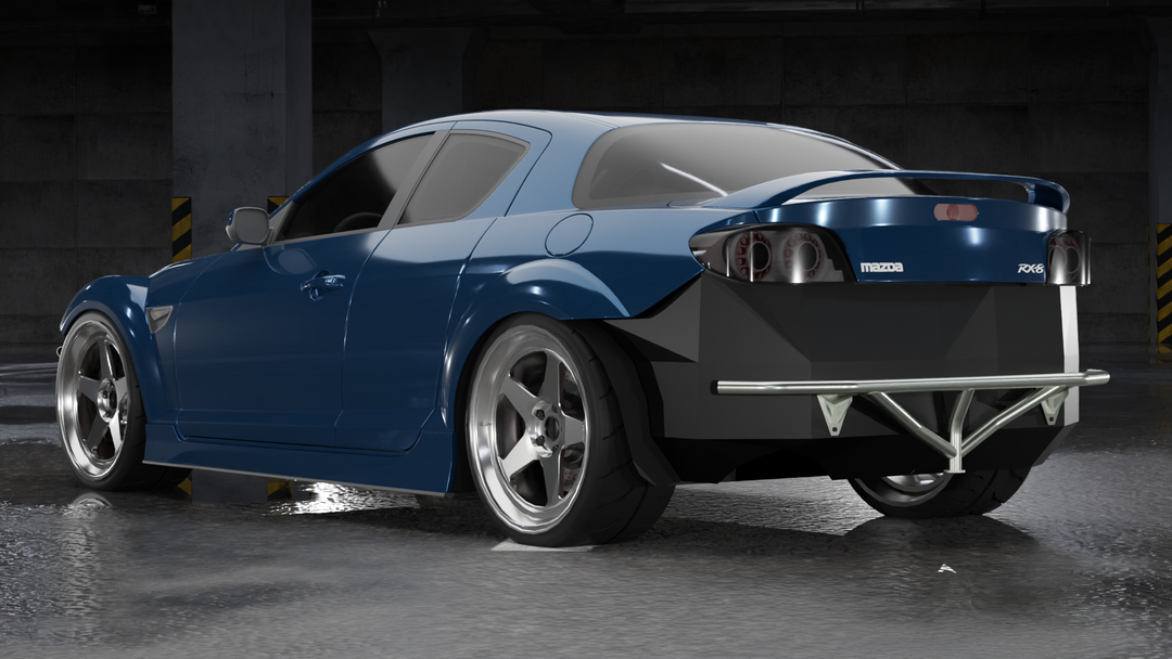 Mazda RX-8 - Standard Rear Bash Bar – True Focus Fabrication