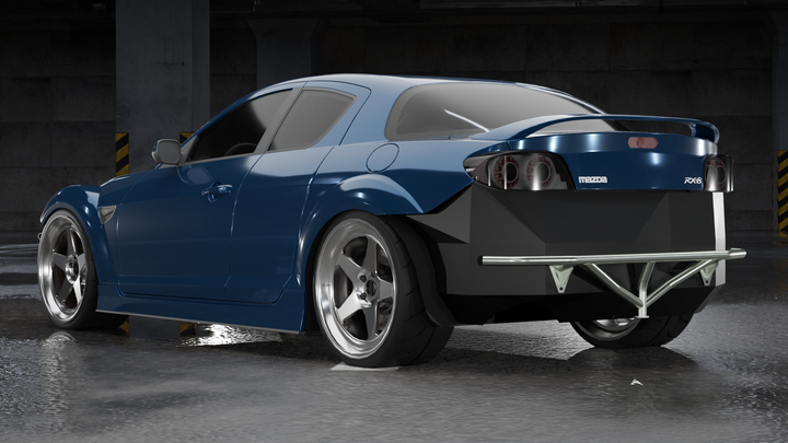 Mazda RX-8 - Standard Rear Bash Bar