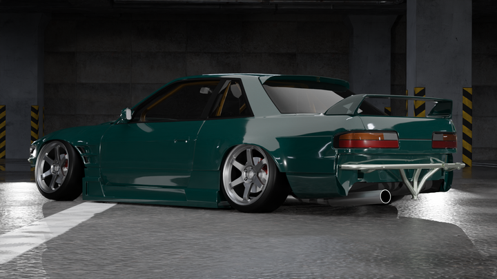 Nissan 240SX S13 Coupe / Vert - Rear Standard Bash Bar