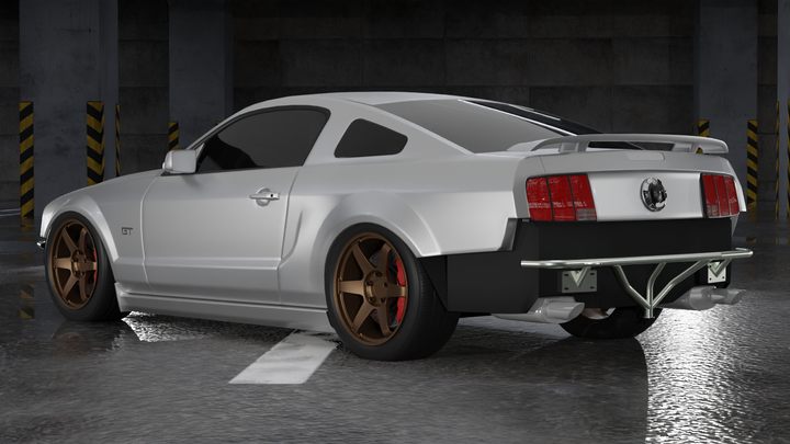 Ford Mustang S197 (2005-2014) - Standard Rear Bash Bar