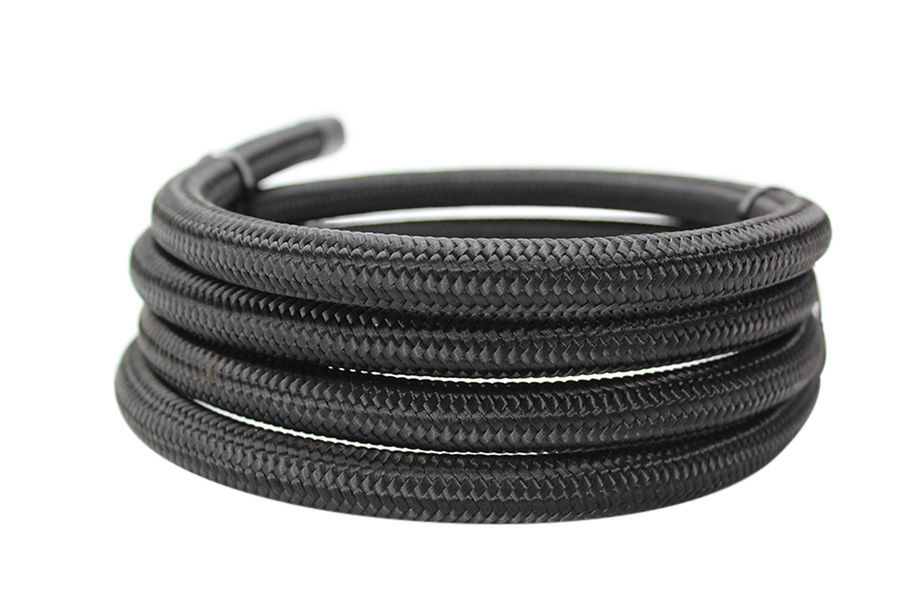 Braided Black Nylon AN Line | -4AN | -6AN | -8AN | -10AN | -12AN | -16AN | -20AN