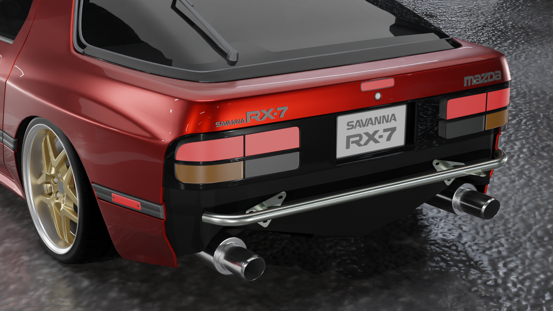 Mazda RX-7 FC - Rear Standard Bash Bar – True Focus Fabrication