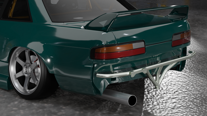 Nissan 240SX S13 Coupe / Vert - Rear Standard Bash Bar